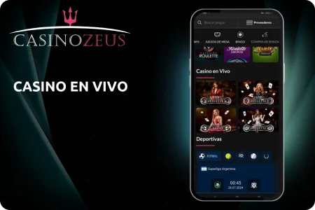 Casino Zeus plataforma en vivo