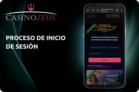 Zeus Casino inicio de sesión